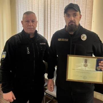 Вінницьких поліцейських нагородили відзнаками Президента України