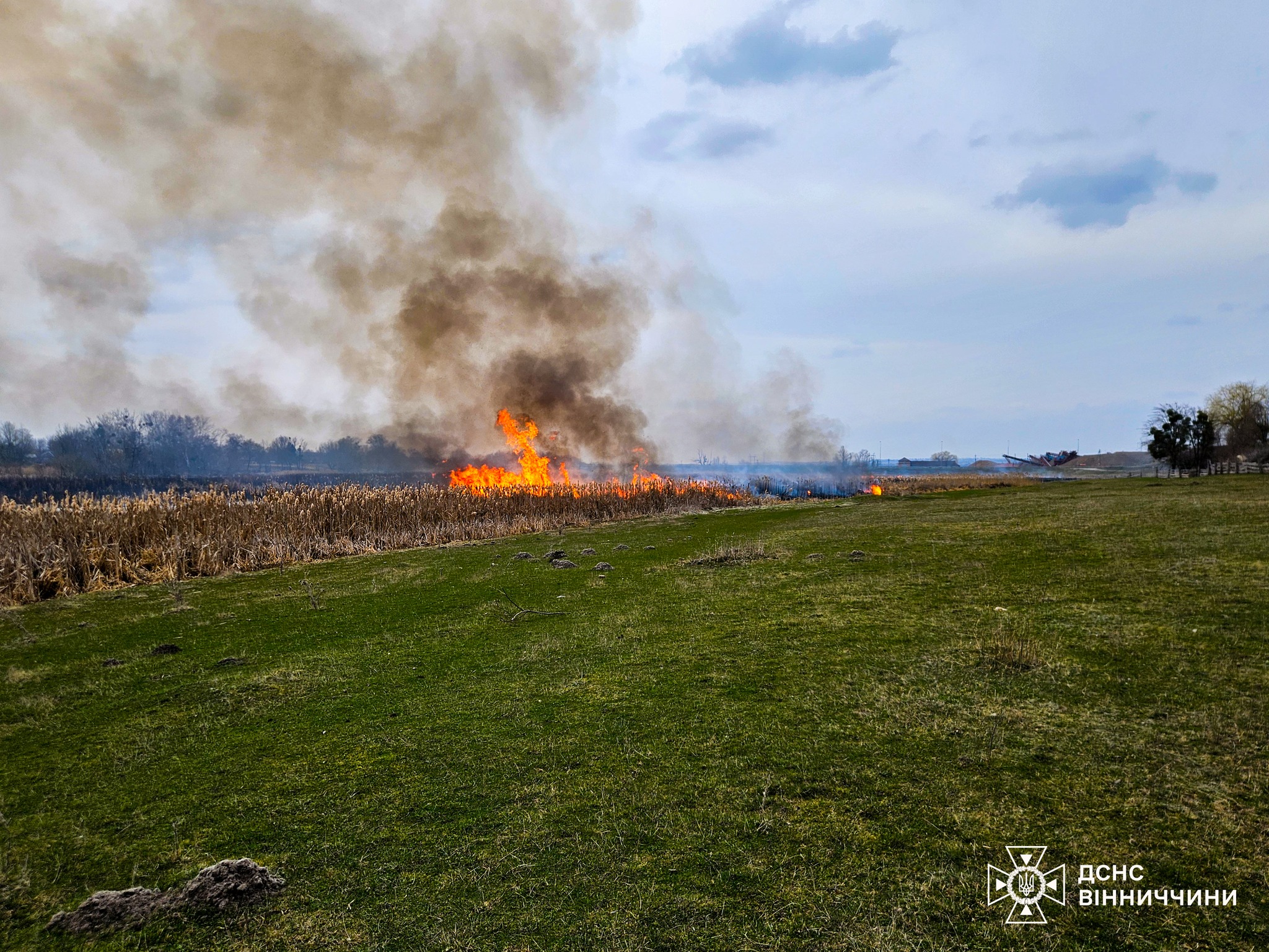 На Вінниччині зафіксували 16 пожеж в екосистемах за добу