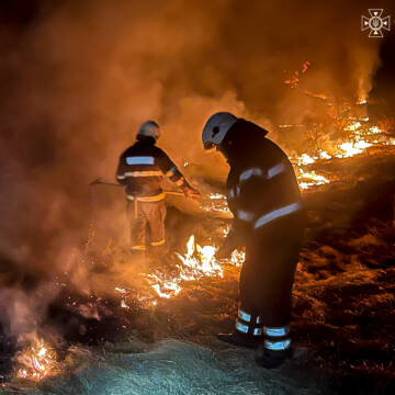 Вигоріло 12 гектарів за добу через підпали сухої трави на Вінниччині