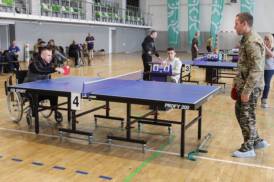 Проєкт «Сила титанів» запрошує ветеранів на змагання з настільного тенісу