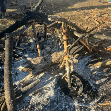 У Бершаді поліцейські затримали чоловіка, який підпалив мопед односельця