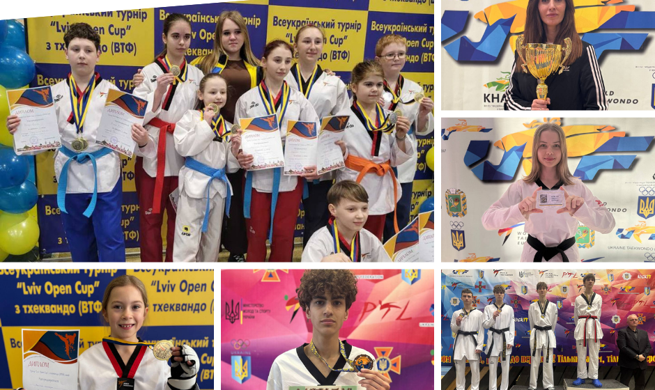 Вінницькі спортсмени перемогли на національних та міжнародних турнірах з тхеквондо