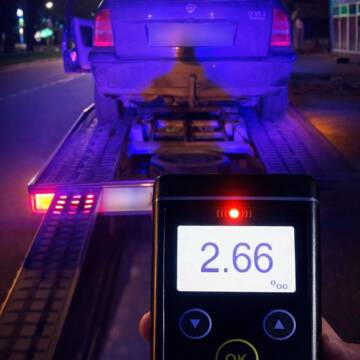 У 13 разів більше норми: патрульні зупинили нетверезого водія