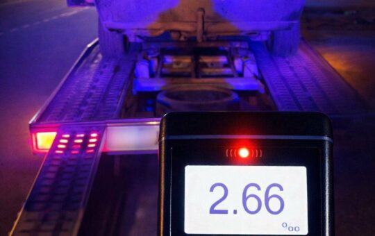 У 13 разів більше норми: патрульні зупинили нетверезого водія