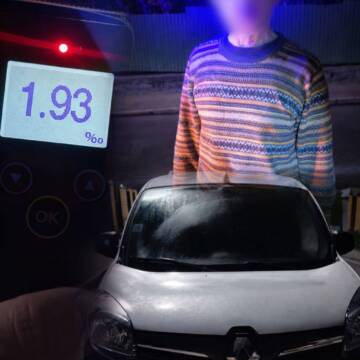 Патрульні Вінниці відсторонили від керма водія з рівнем алкоголю у 10 разів вище норми