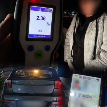 У 12 разів вище норми: у Стрижавці затримали рекордно п’яну водійку