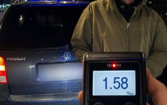 У 8 разів більше норми: на Келецькій зупинили нетверезого водія на Volkswagen