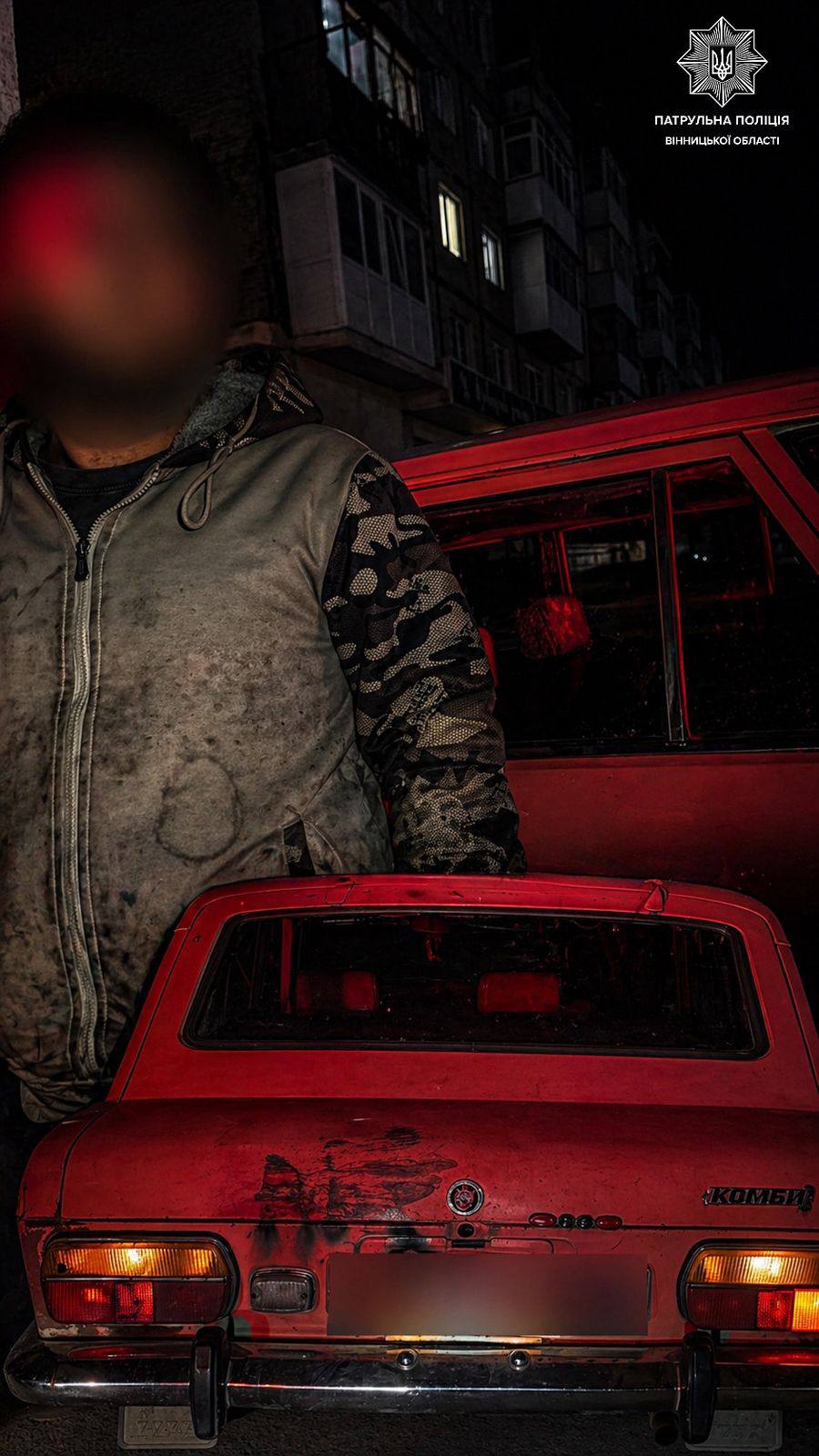 У Вінниці патрульні зупинили водія, який вдруге за рік сів за кермо «під кайфом» без прав