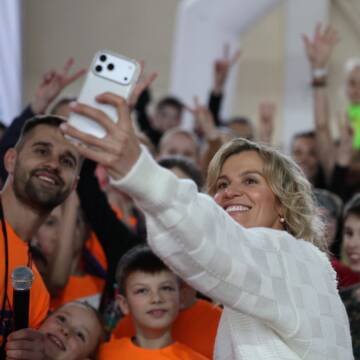 У Вінниці діти та батьки змагалися на одній арені з олімпійською чемпіонкою