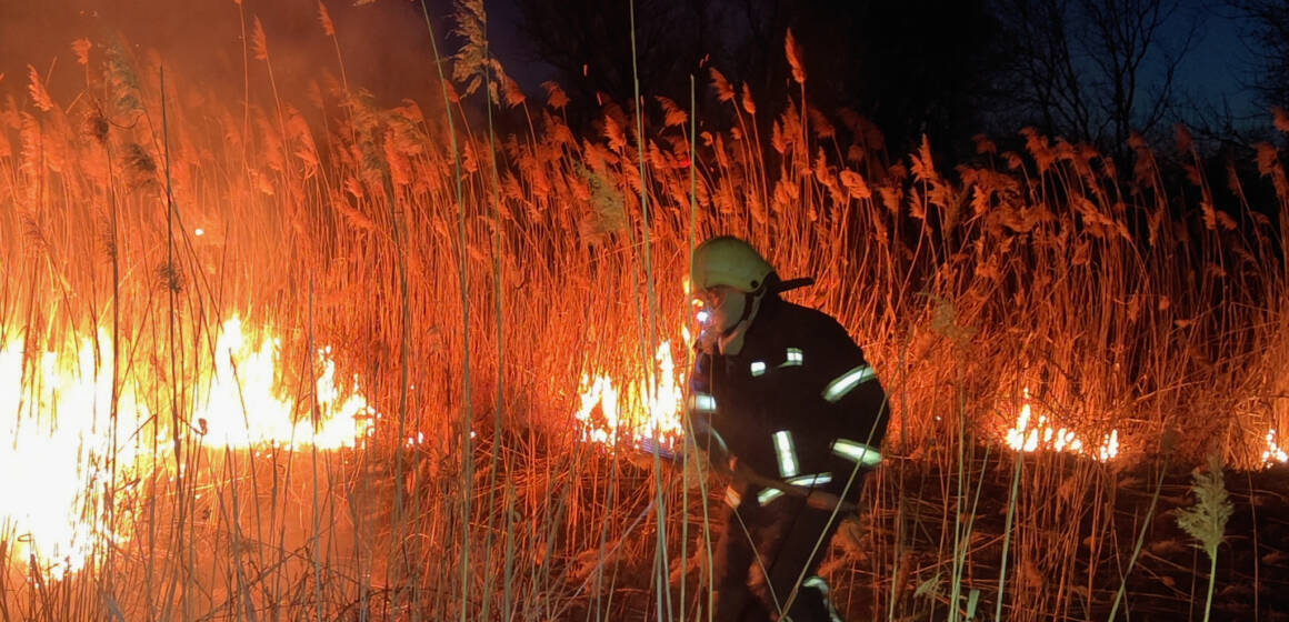 18 гектарів випаленої землі за добу зафіксовано на Вінниччині