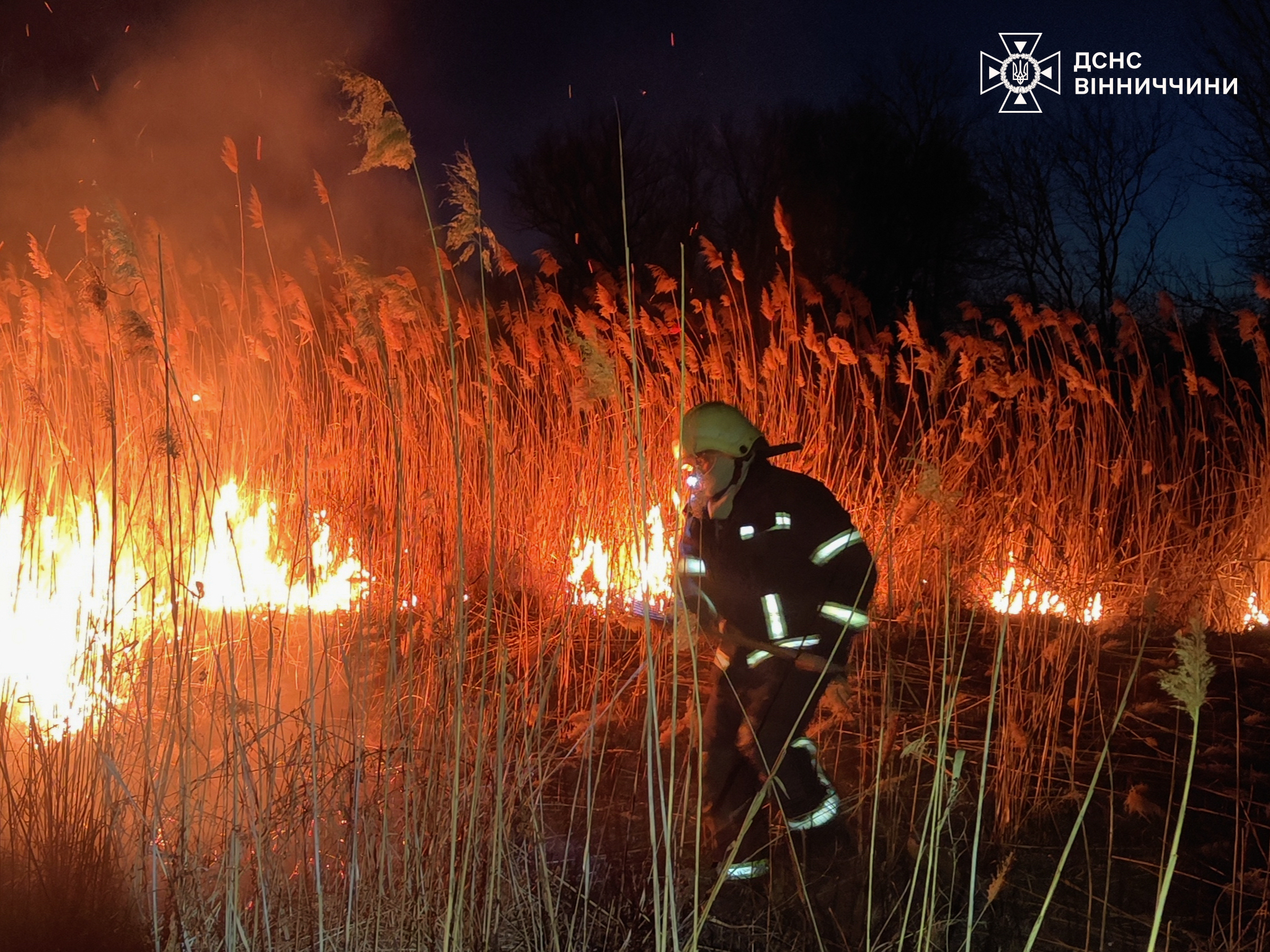 18 гектарів випаленої землі за добу зафіксовано на Вінниччині