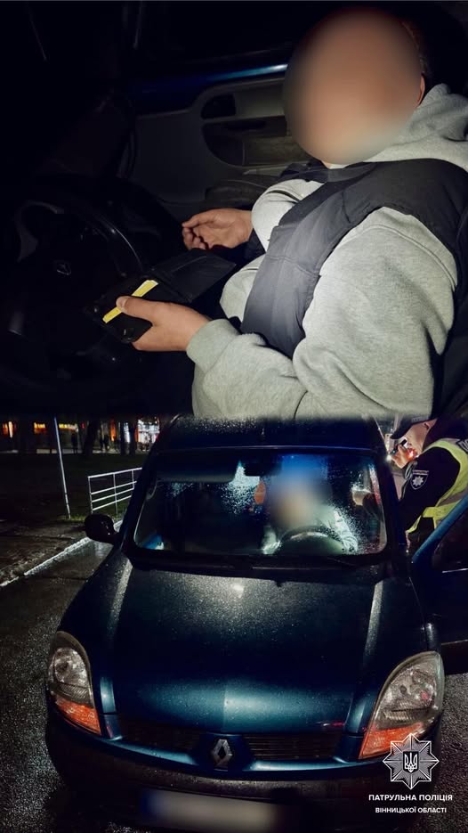 Рекордна кількість протоколів за вечір: патрульні затримали втікача з місця ДТП