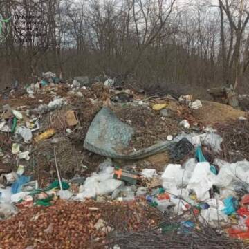 У громаді на Вінниччині прибрали стихійне сміттєзвалище