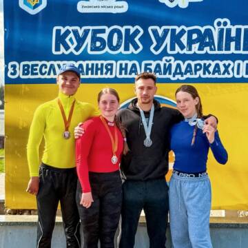 Срібло та бронза на дистанції 500 метрів: успіх вінницьких веслувальників на Кубку України