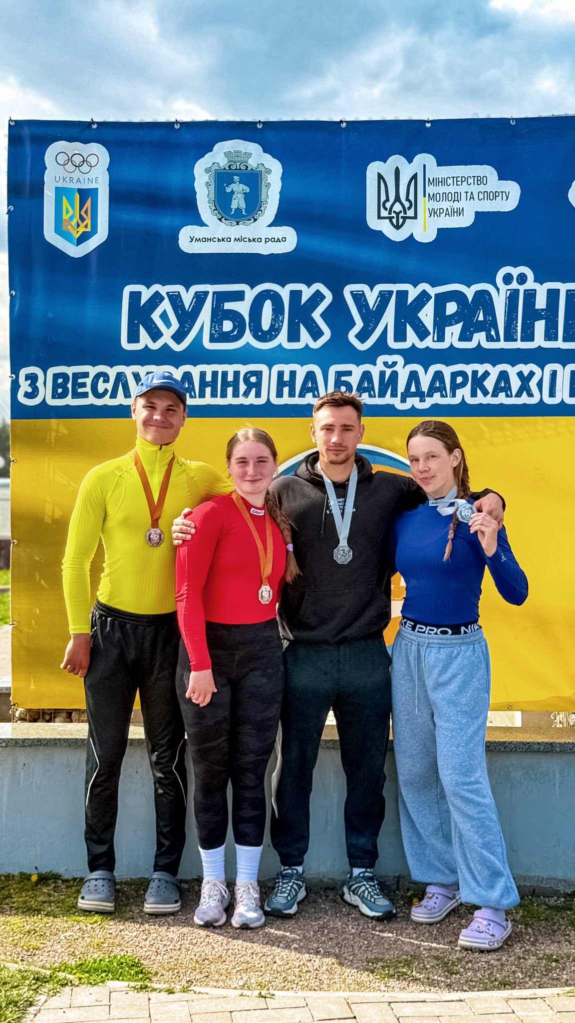 Срібло та бронза на дистанції 500 метрів: успіх вінницьких веслувальників на Кубку України