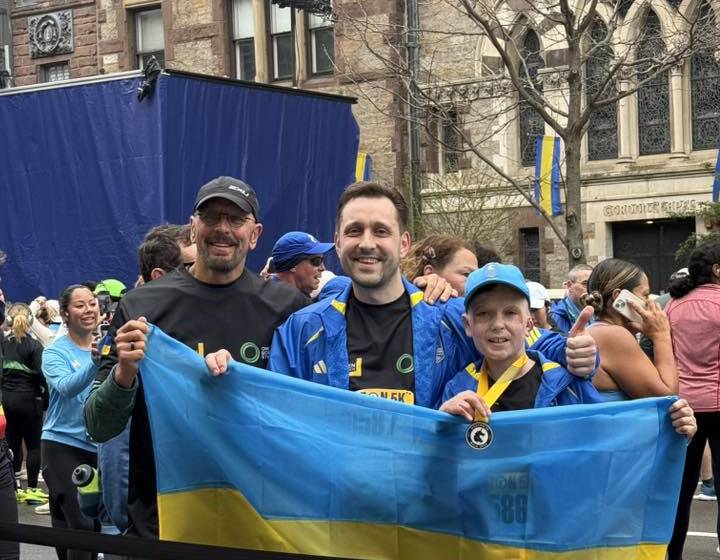 Вінничанин Ромчик Олексів пробіг марафонську дистанцію у Бостоні