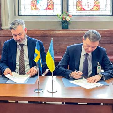 Вінниця підписала угоду про партнерство зі шведським містом Гельсінгборг