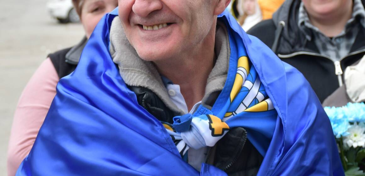 До Четвертинівки з полону повернувся захисник Михайло Галицький