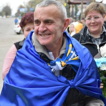 До Четвертинівки з полону повернувся захисник Михайло Галицький