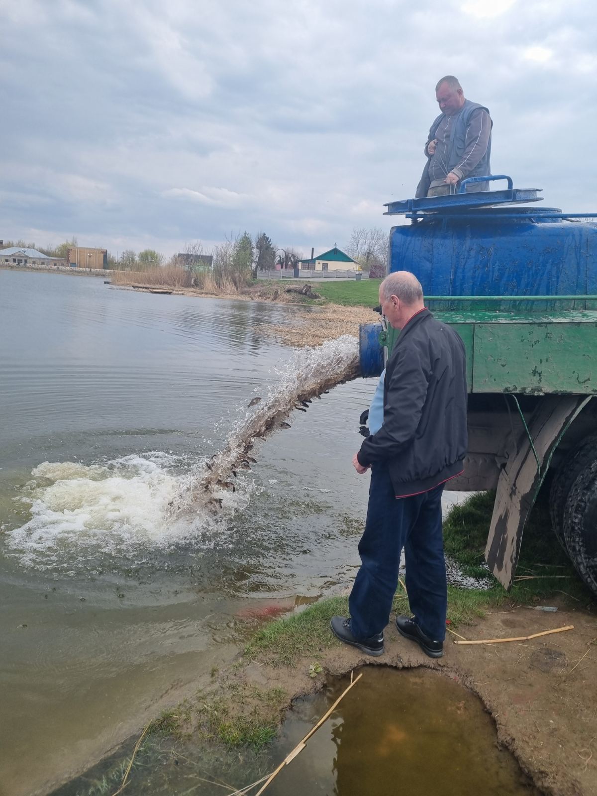 У громаді на Вінниччині зарибили ставок для реабілітації військових