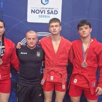 Вінницькі спортсмени вибороли “бронзу” на чемпіонаті Європи з самбо