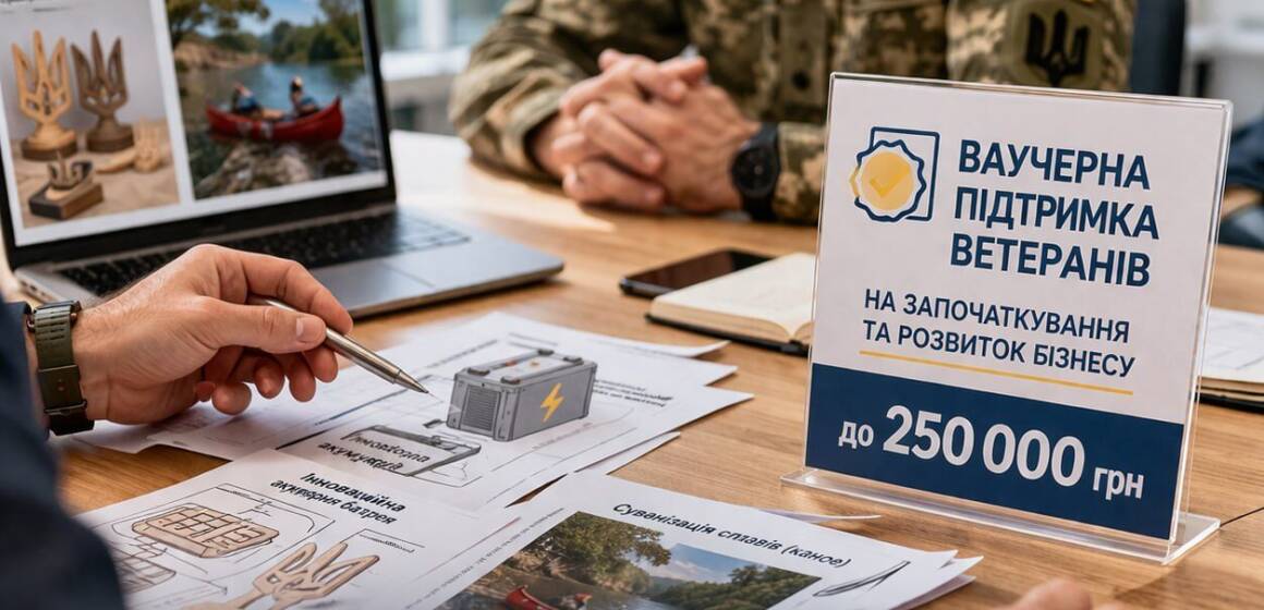 До 250 000 грн на власну справу: Вінниця розширює програму підтримки для ветеранів