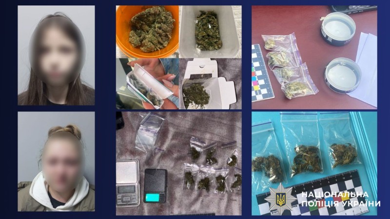 Продавали наркотики «з рук в руки»: у Вінниці затримали двох дівчат за збут канабісу