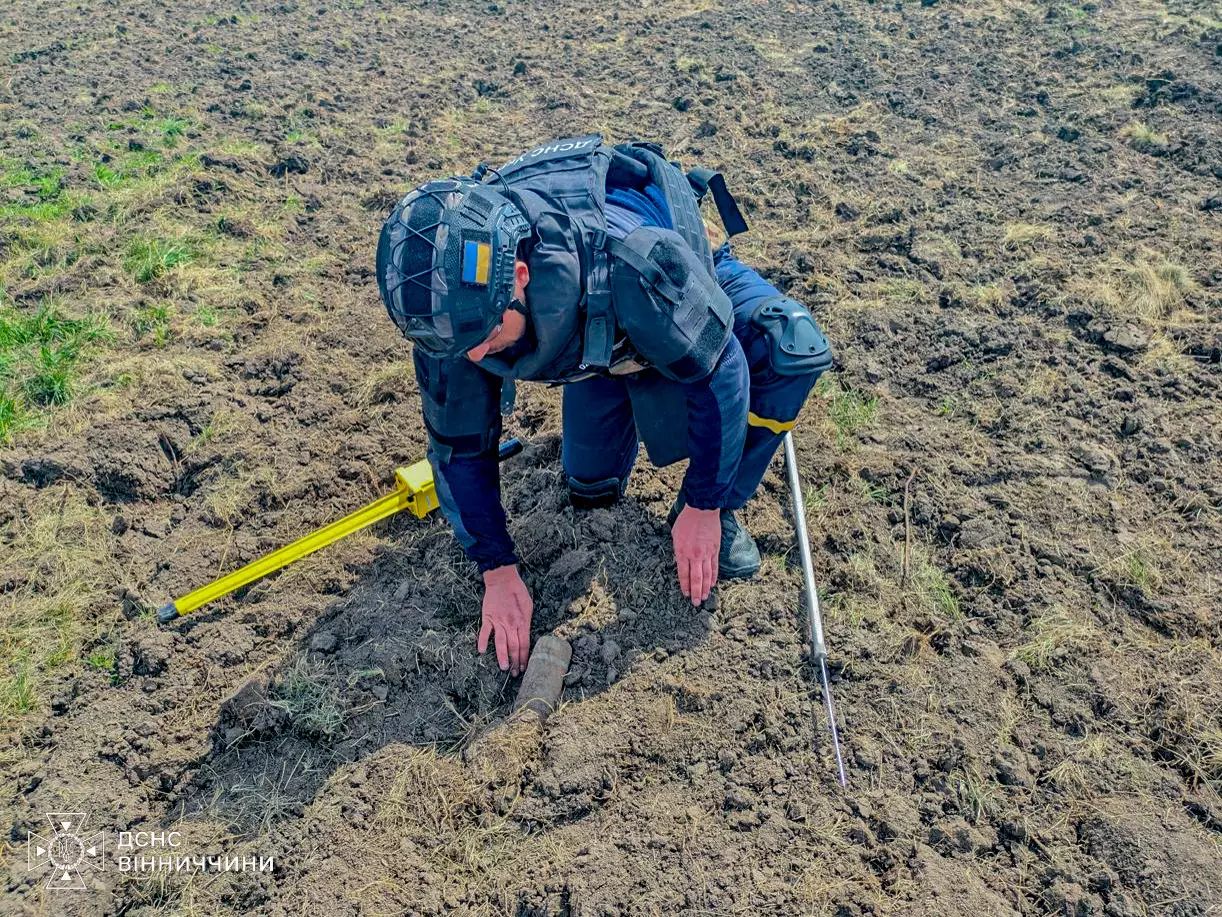На Вінниччині сапери знищили снаряд часів Другої світової війни