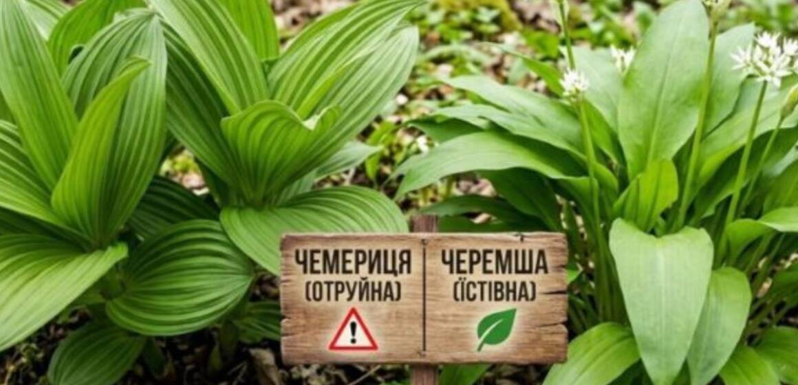Помилка, яка може коштувати життя: як відрізнити черемшу від чемериці