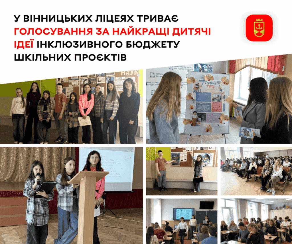 «Точка збору» проти гаджетів: вінницькі ліцеїсти пропонують створити інклюзивні ігрові простори