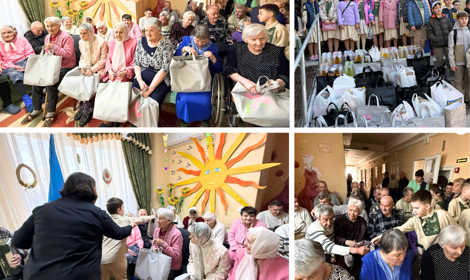 Маленькі серця з великою місією: вінницькі школярі та VinPatriot відвідали літніх людей у Браїлові