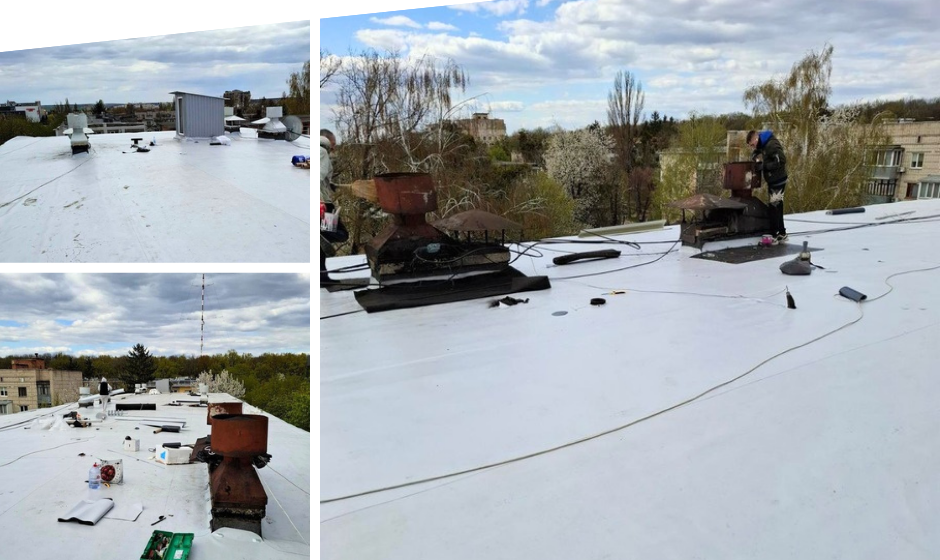 У Вінниці ремонтують дахи багатоповерхівок для встановлення сонячних електростанцій