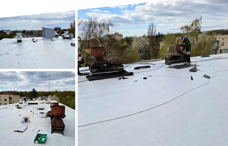 У Вінниці ремонтують дахи багатоповерхівок для встановлення сонячних електростанцій