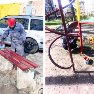 Весняне прибирання у Вінниці: прибрані території та відремонтовані дитячі майданчики