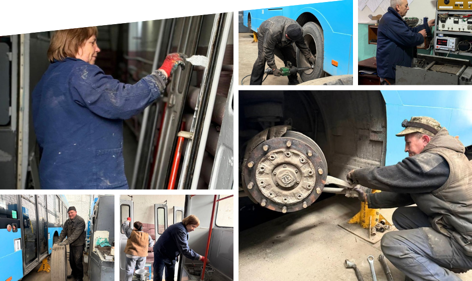 Тролейбуси перед рейсом: як у Вінниці готують міський транспорт до роботи