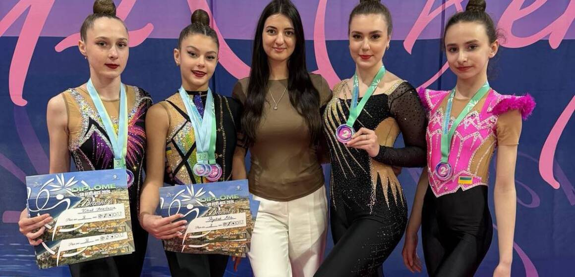 Гімнастки зі Вінниці вибороли медалі на міжнародному турнірі у Франції