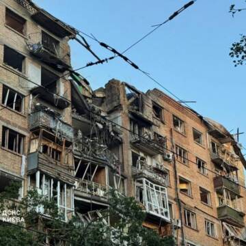 Масований обстріл Київщини: росія, ймовірно, завдала удару ракетою «Орєшнік»