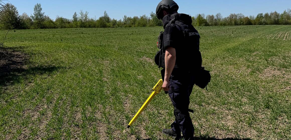 На Вінниччині знищили мінометну міну, знайдену місцевими жителями