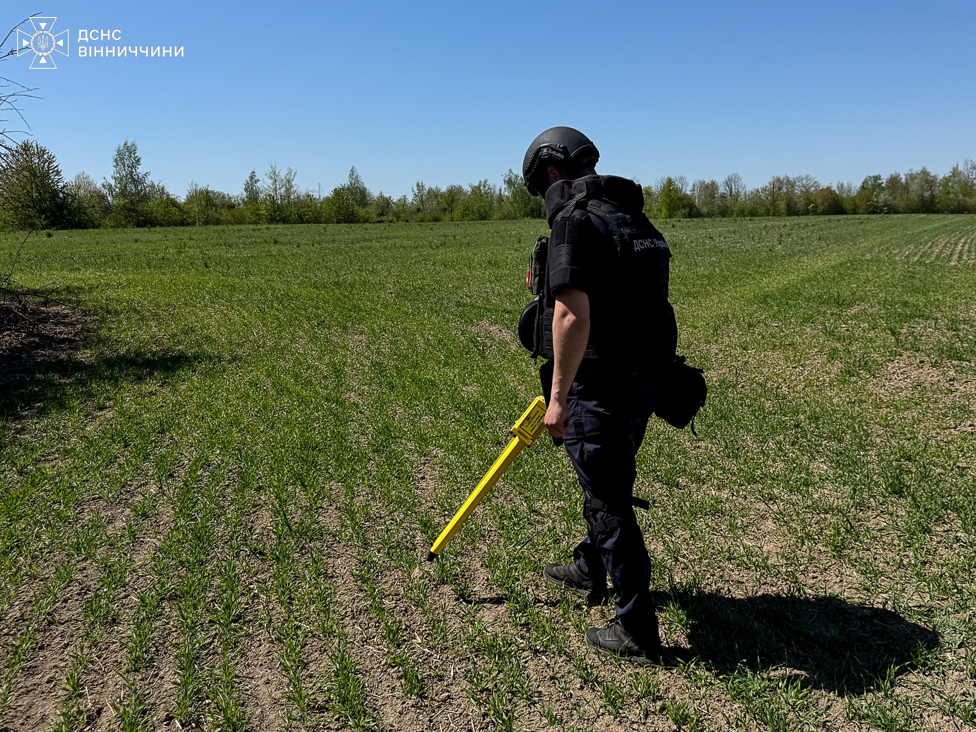 На Вінниччині знищили мінометну міну, знайдену місцевими жителями