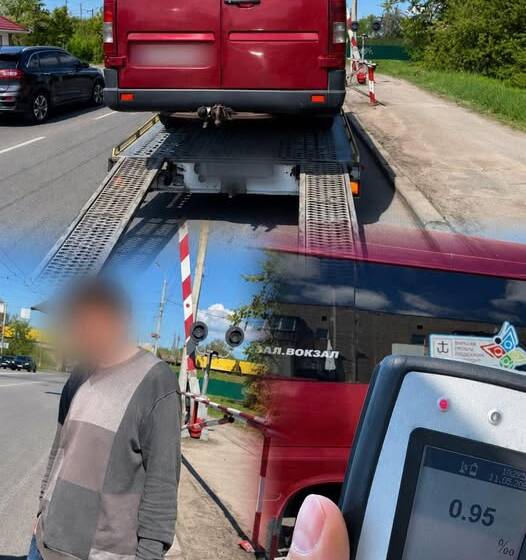 У Вінниці водій громадського транспорту керував напідпитку та перевозив пасажирів
