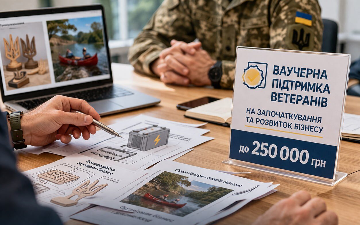 До 250 тисяч гривень на власну справу: у Вінниці відкрили прийом заявок на ваучерну підтримку бізнесу