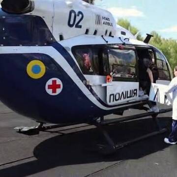 У Вінниці поліцейська авіація та патрульні здійснили термінову доставку донорського серця