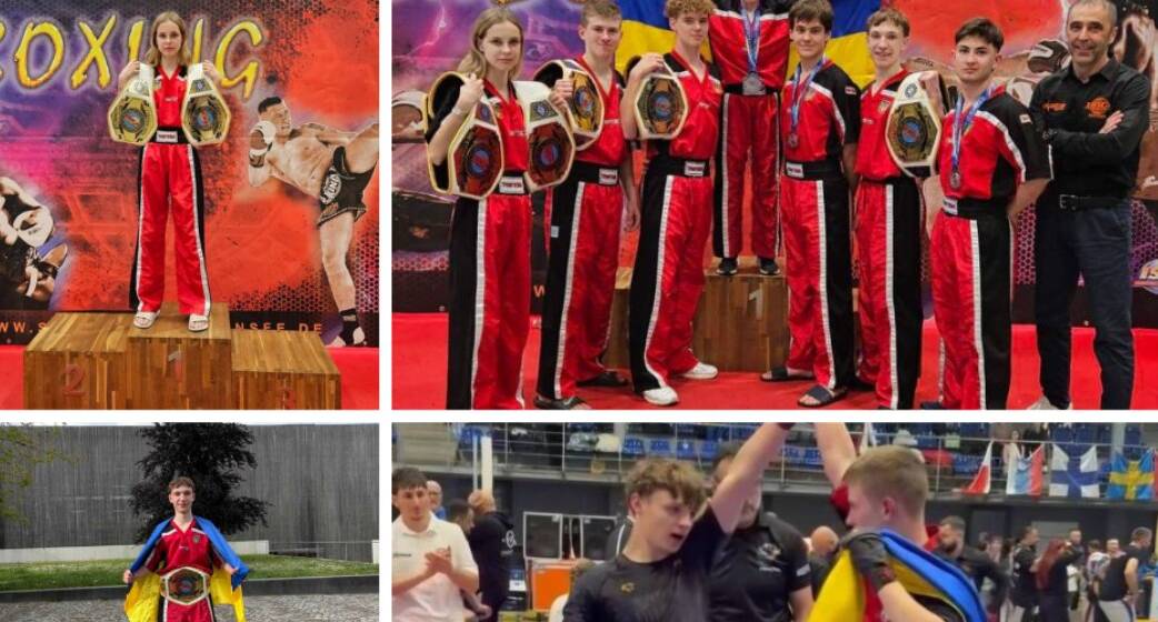 Вінничани вибороли 9 медалей на чемпіонаті Європи з кікбоксингу в Німеччині