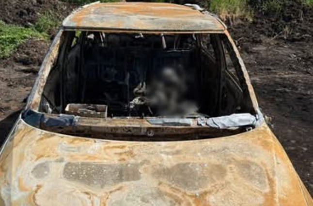 Поблизу Шкуринців знайшли спалений легковик із загиблим