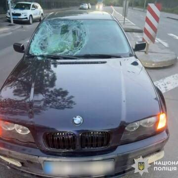 У Вінниці під колеса BMW потрапив велосипедист