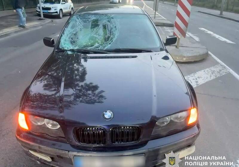 У Вінниці під колеса BMW потрапив велосипедист