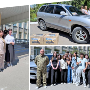 У Вінниці ліцей №11 передав позашляховик захисникам на Донеччині
