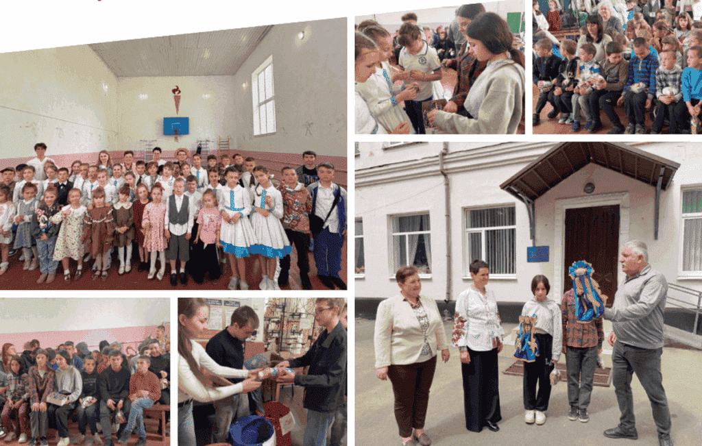 Вінницькі ліцеїсти влаштували свято для вихованців спецшколи у Старій Прилуці