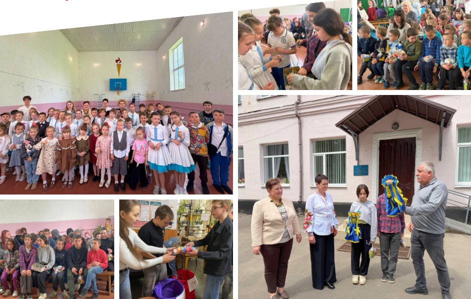 Вінницькі ліцеїсти влаштували свято для вихованців спецшколи у Старій Прилуці