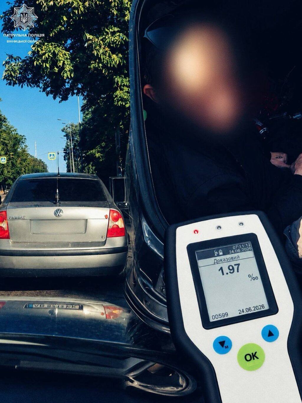 Майже в 10 разів більше норми: у Вінниці водій напідпитку «попався» завдяки пильним містянам